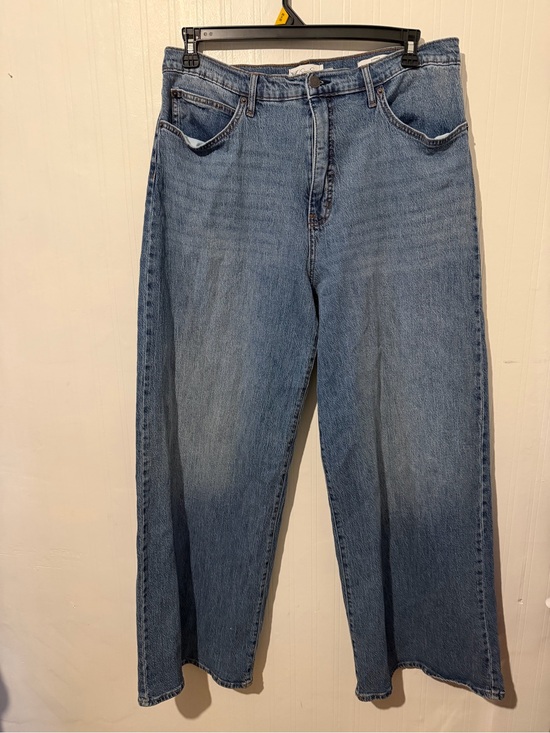 Jessica Simpson Denim - Jessica Simpson wide leg Blue Denim Jeans 14